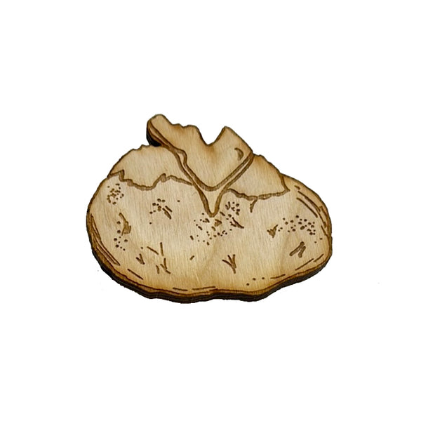 Idaho Spud Wood Magnet