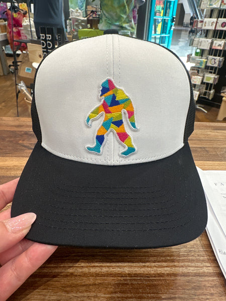 Neon Bigfoot Trucker Hat