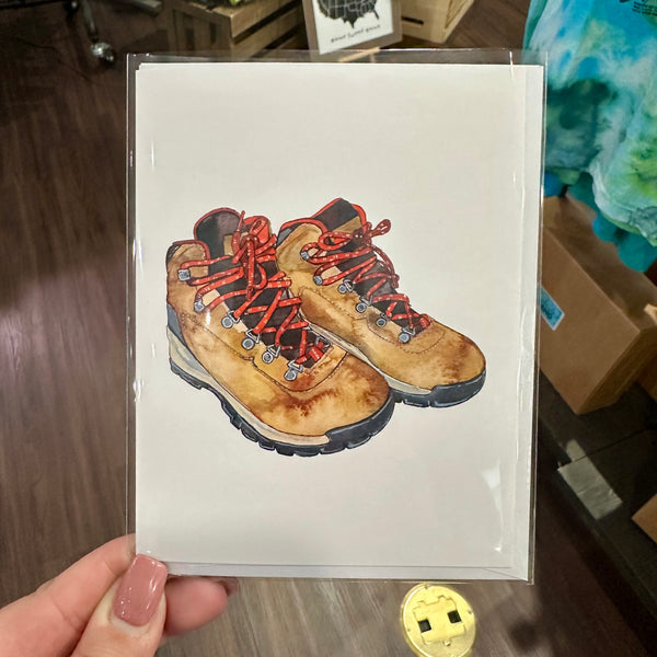 Boot Greeting Card