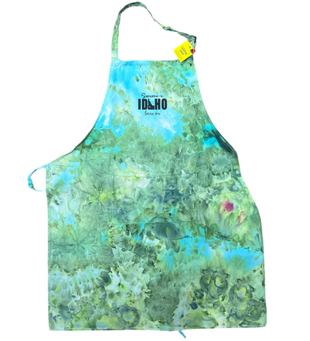 Someone in Idaho Loves Me Ice Dyed Apron