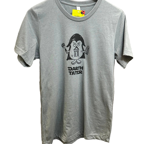 Darth Tater T-shirt, Adult Sizes, Eco Friendly Water based Inks