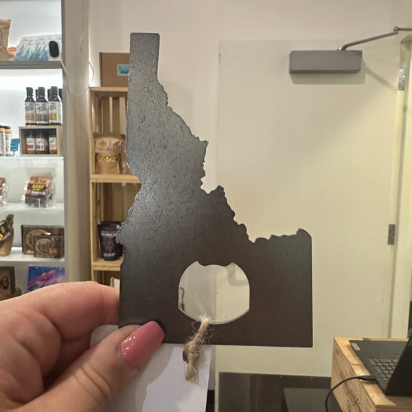 Idaho Shaped Steel Bottle Opener
