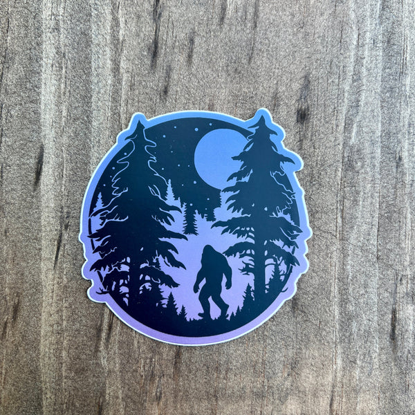 Bigfoot Nature Sticker