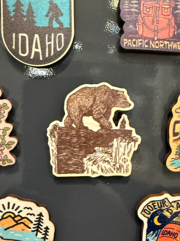 Idaho Bear Crossing Magnet, CDA