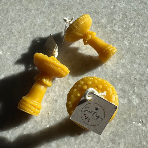 Amanita Beeswax Candle (Mini) 1oz