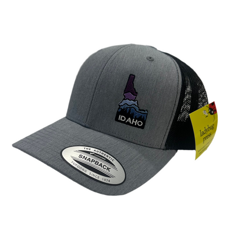 Idaho Embroidered Light Gray Hat