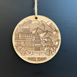 Boise Idaho Capital View Ornament, CDA