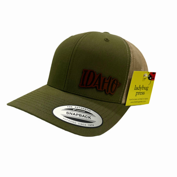 Idaho Leather Patch Adjustable Hat