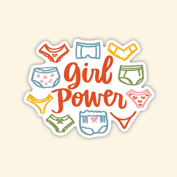 Sticker - GIRL POWER (UNDIES)