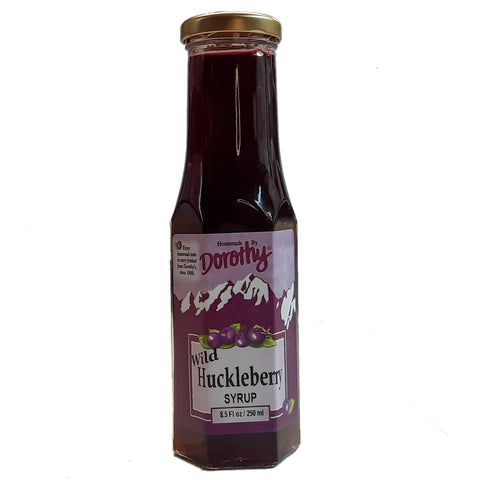 Huckleberry Syrup 8.5oz Bottle