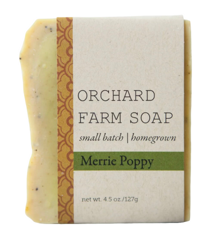 4.5oz Merrie Poppy Bar Soap
