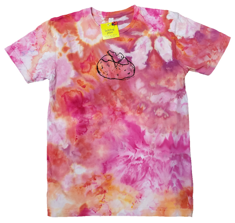 Ice Dyed Spud “Baked Potato” T-shirt, Adult Sizes