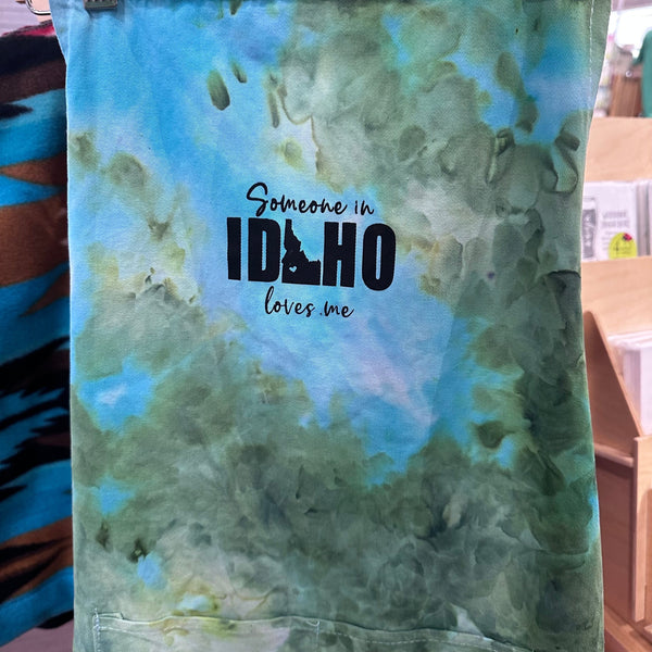 Someone in Idaho Loves Me Ice Dyed Apron