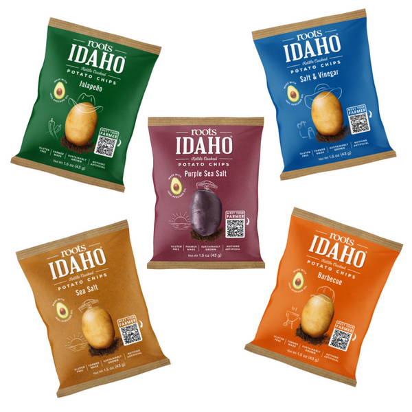 Snack Serve Roots Idaho Potato Chips!