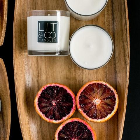 Lit & Co Candles, Silver Lid- Assorted Scents Including Huckleberry!