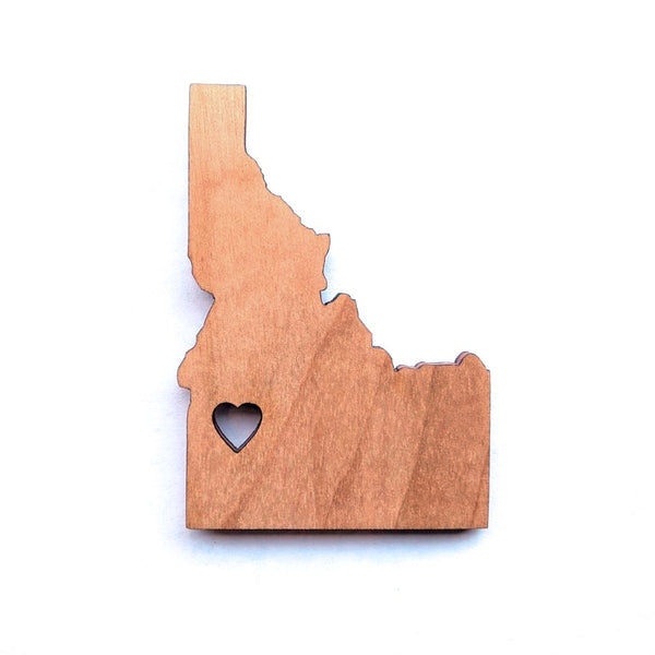 Lost Little Things - Assorted Wooden Idaho Shaped Magnets