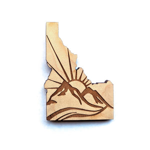 Lost Little Things - Assorted Wooden Idaho Shaped Magnets