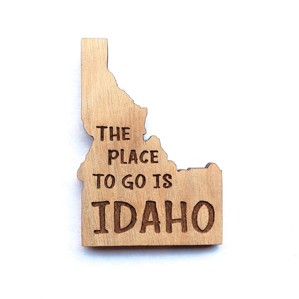 Lost Little Things - Assorted Wooden Idaho Shaped Magnets