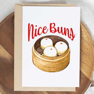 Nice Buns greeting card