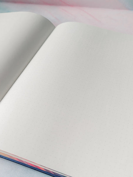 Make Shit Happen rainbow-edge blank journal