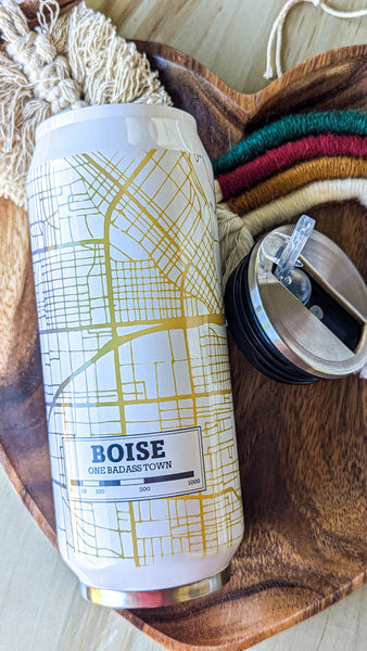 Boise Badass Town Stainless Steel Tumbler