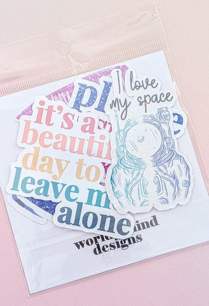 Large sassy sticker pack