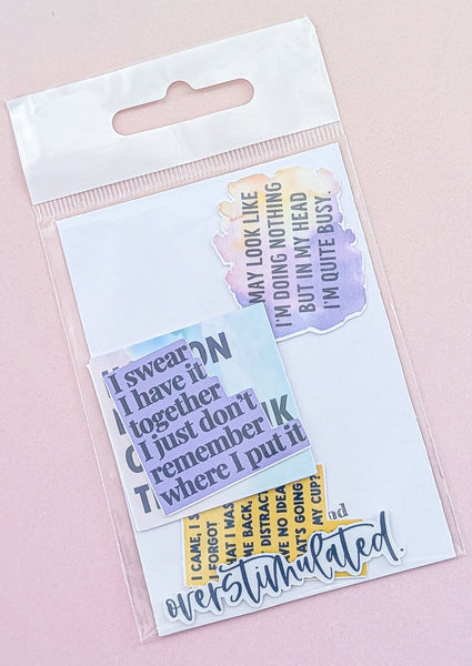 Mini Sassy Sticker Pack