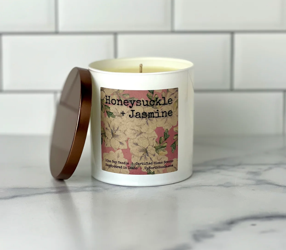 10oz Honeysuckle & Jasmine Soy Candle