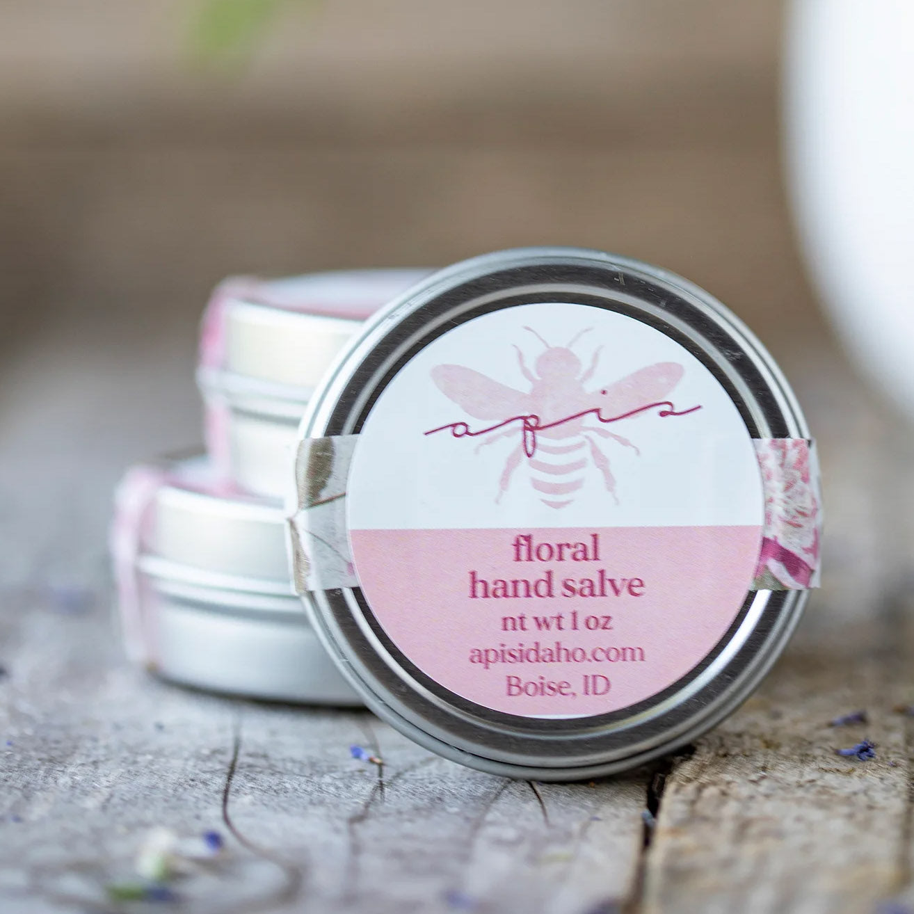 Floral Hand Salve 1oz Tin, Apis Natural Skincare