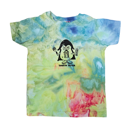 Ice Dyed Darth Tater Toddler 2T-5/6T T-shirt, eco-friendly waterbased inks