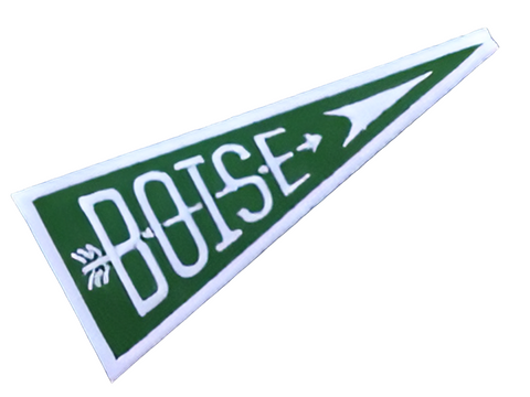 Boise Idaho Pennant Patch, Banana Ink