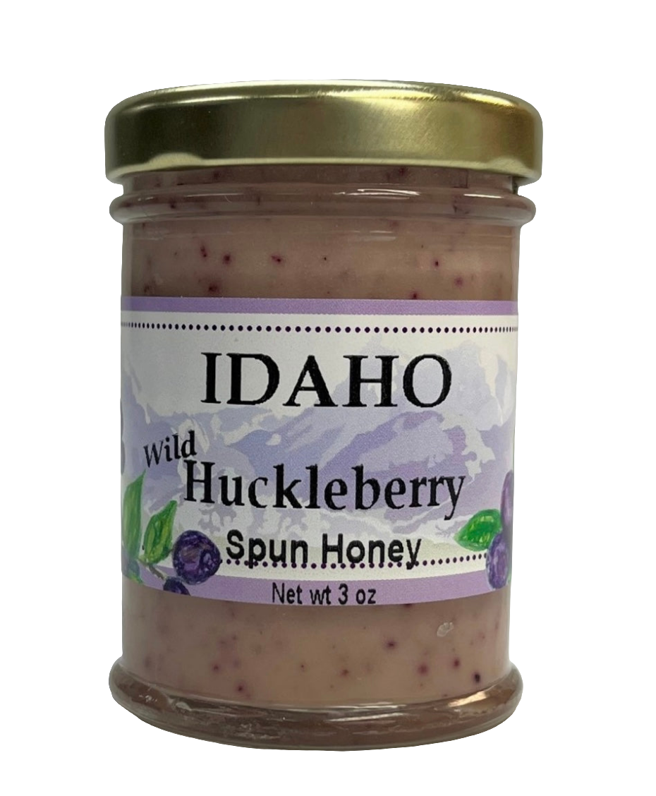 Huckleberry Creamed Honey 3oz Jar