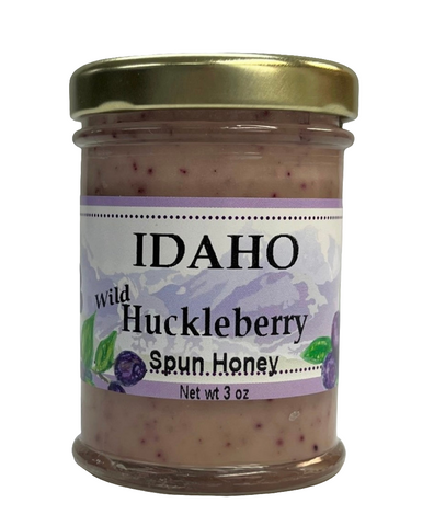 Huckleberry Creamed Honey 3oz Jar