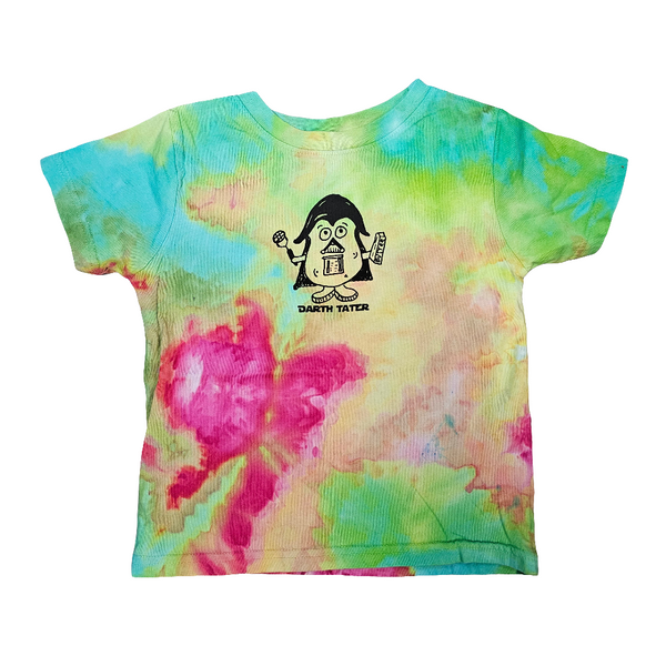 Ice Dyed Darth Tater Toddler 2T-5/6T T-shirt, eco-friendly waterbased inks