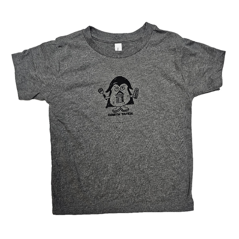 Toddler Darth Tater T-shirt, eco-friendly waterbased inks