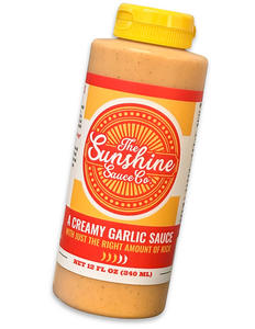 Sunshine Sauce, a creamy garlic sauce