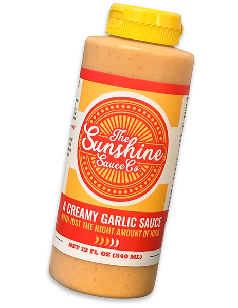 Sunshine Sauce, a creamy garlic sauce