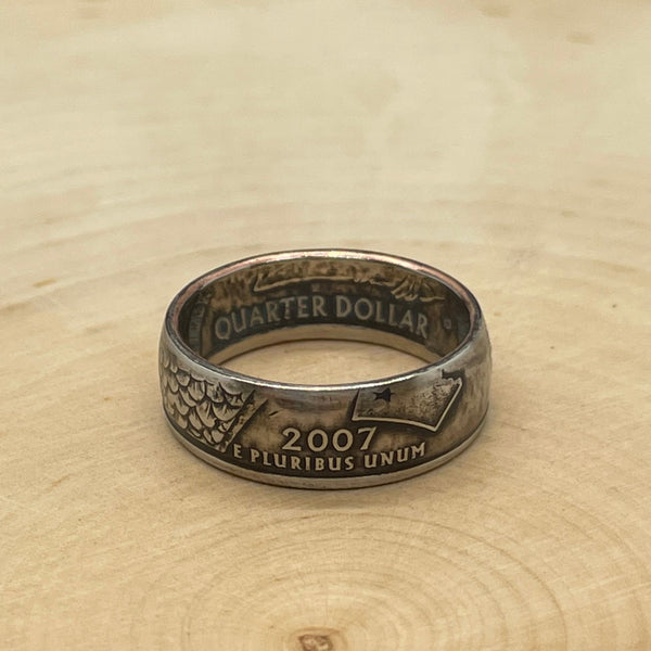 Idaho State Quarter Coin Ring