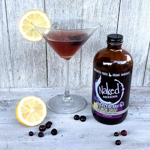 Wild Huckleberry Lemon Drop, Naked Mixers.
