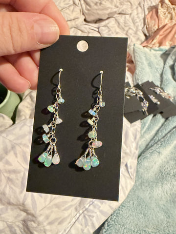 Ethiopian Opal Earrings
