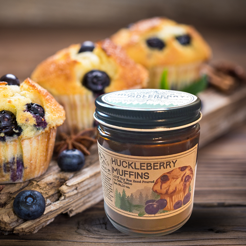 Huckleberry Muffin 10oz Candle