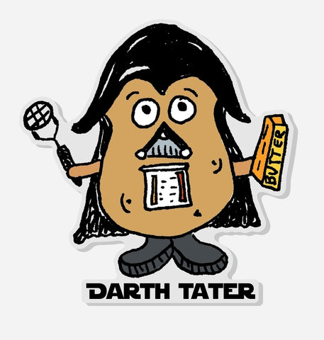 Acrylic Darth Tater Magnet