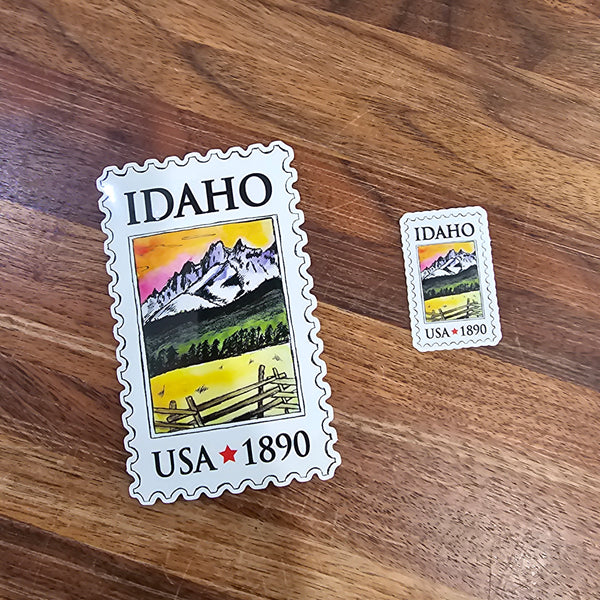 Idaho "Postage Stamp" Sticker