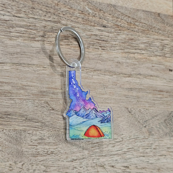 Idaho Tent Keychain