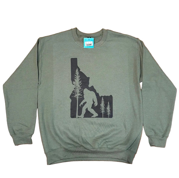 Idaho Bigfoot Crewneck Sweatshirt