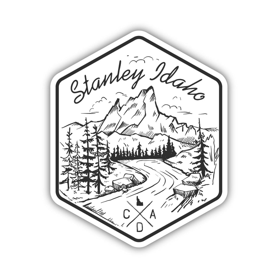 Stanley Idaho Sticker, CDA