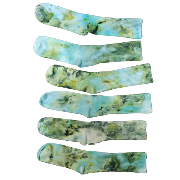Ice dyed Socks, Single Pair