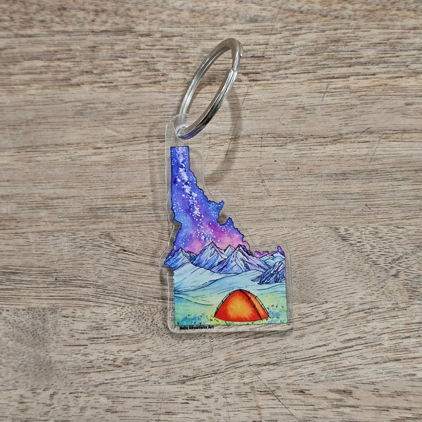 Idaho Tent Keychain