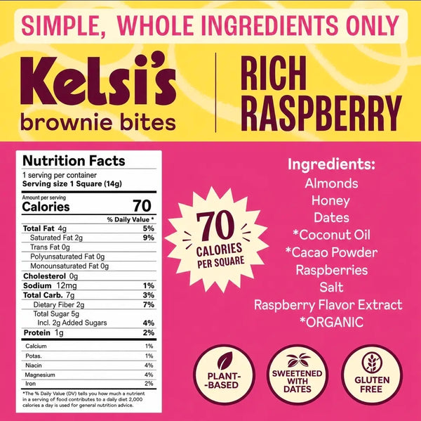Kelsi’s Mini Snack Size Brownie Bites