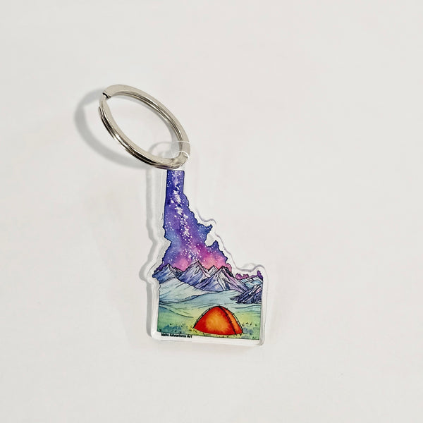 Idaho Tent Keychain